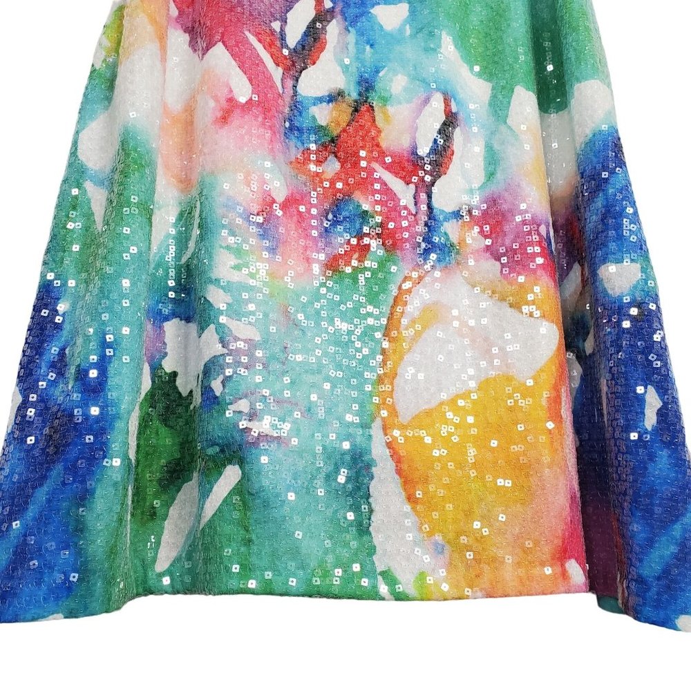 Julia Jordan Size 10 Dress Sequin Sparkle Party Vacation Cocktail Resort Lined - Picture 6 of 11